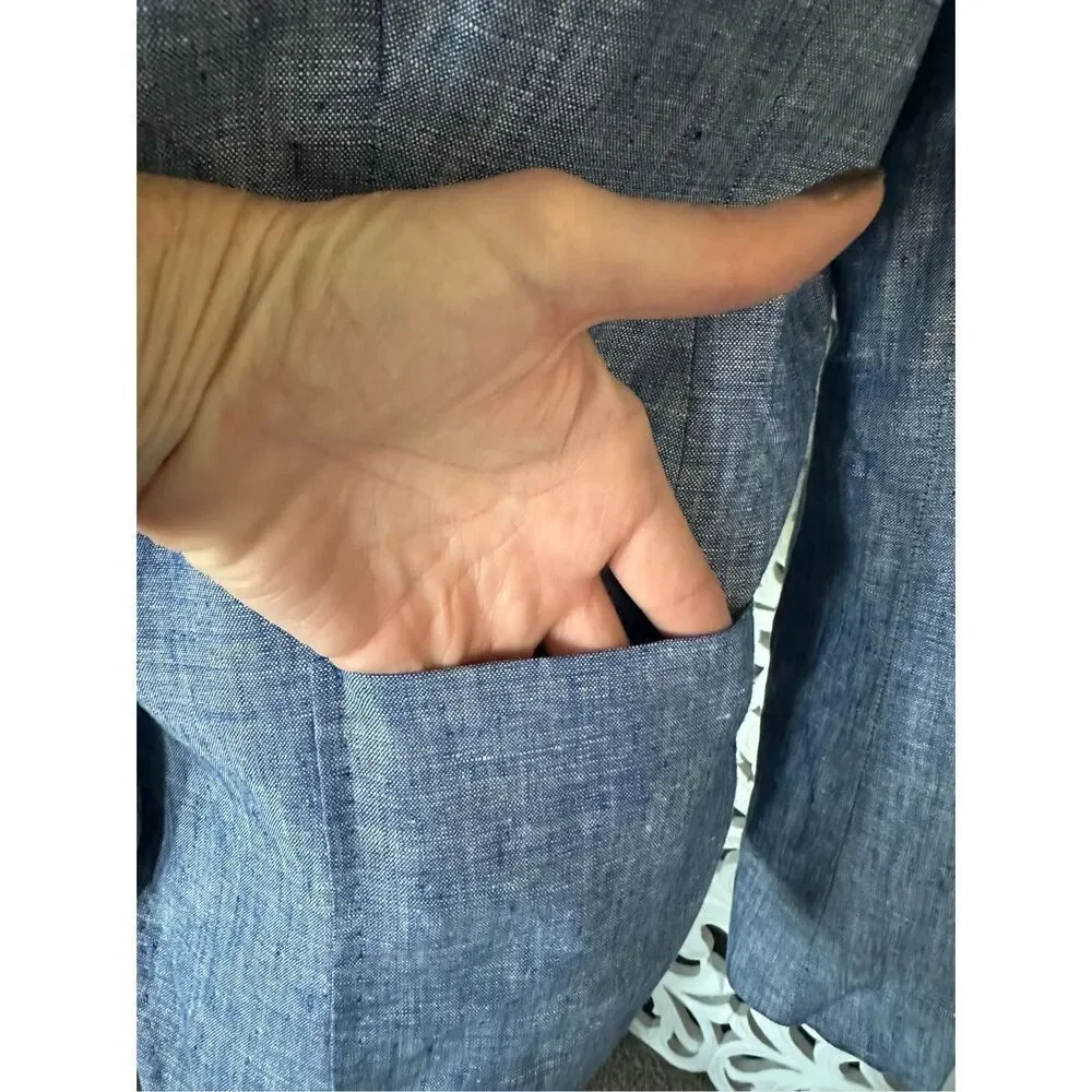 Talbots Blue Blazer - Picture 6 of 9